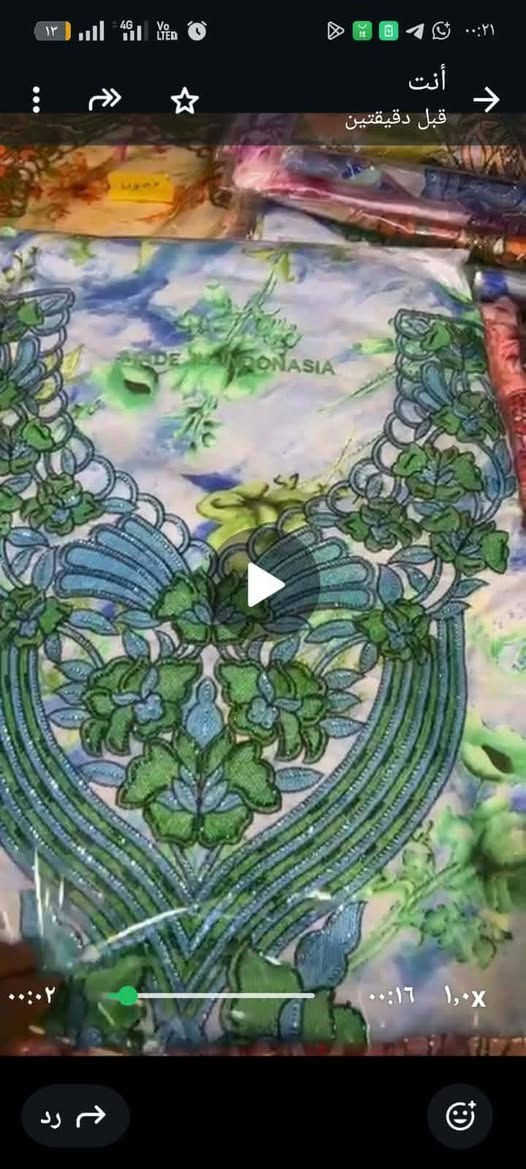 حرير اندوسي متوفر مخيط حسب طلب وممخيط


**إذا كنت صاحب هذا الإعلان وتريد حذفه لأي سبب، رجاءا أرسل رسالة إلى الدعم الفني**