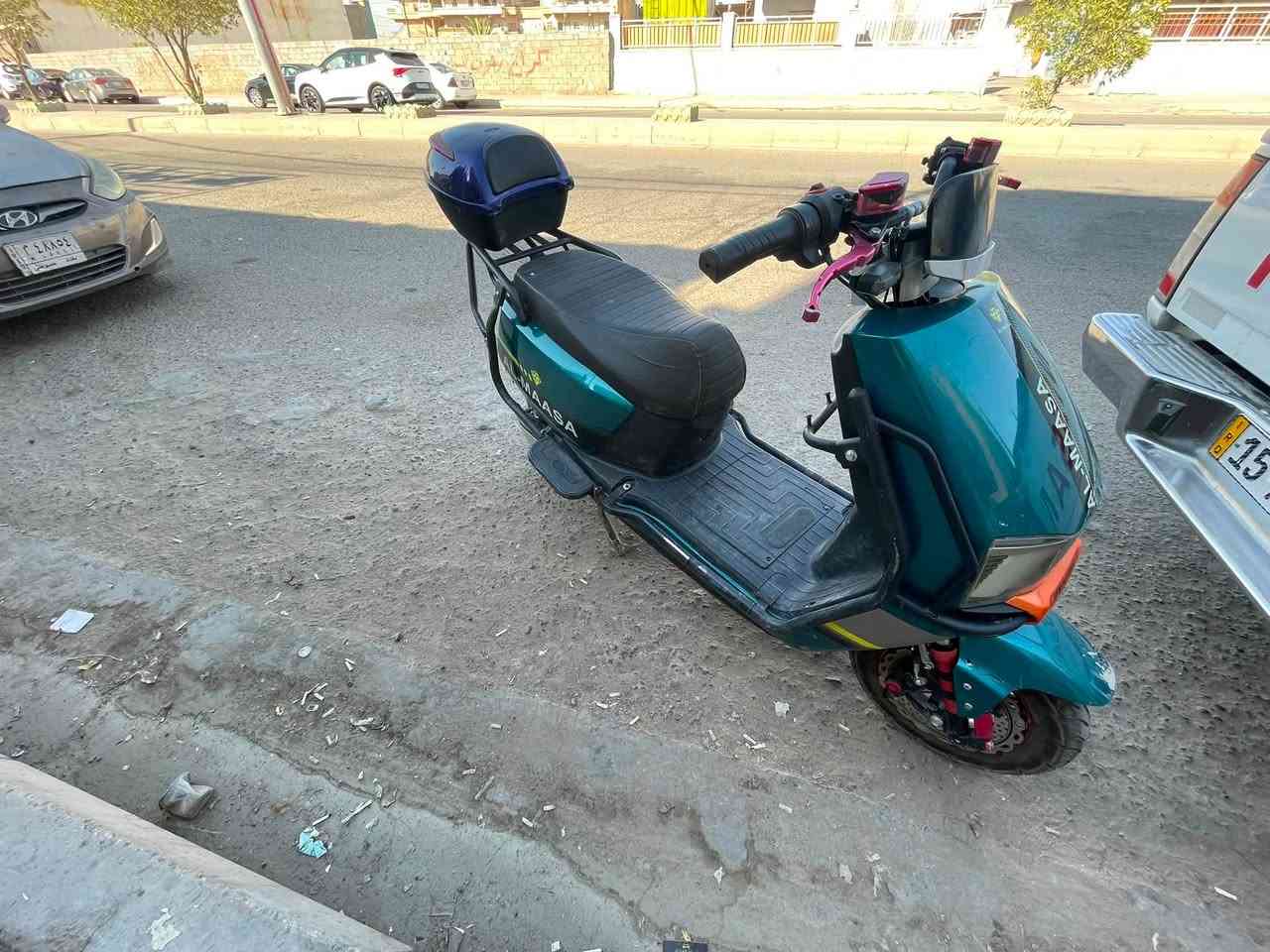 دراجه ماسه بعده جديده نضافه كدامك بل صوره بطاريه كلهن ١٠ كلهن يقرن ١٠ عله فحص عله فحص تاخذ دراجه  دراجه وصخه لا مغسول ولا كلشي عله حطتها عارضه الك 
سعر 520 الف 
توصل بس وتساب عله هذا رقم 
***********

