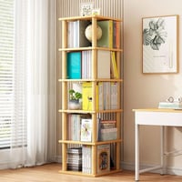 مكتبة عمودية • خشب MDF • ١٥٨×٤٠×٤٠سم