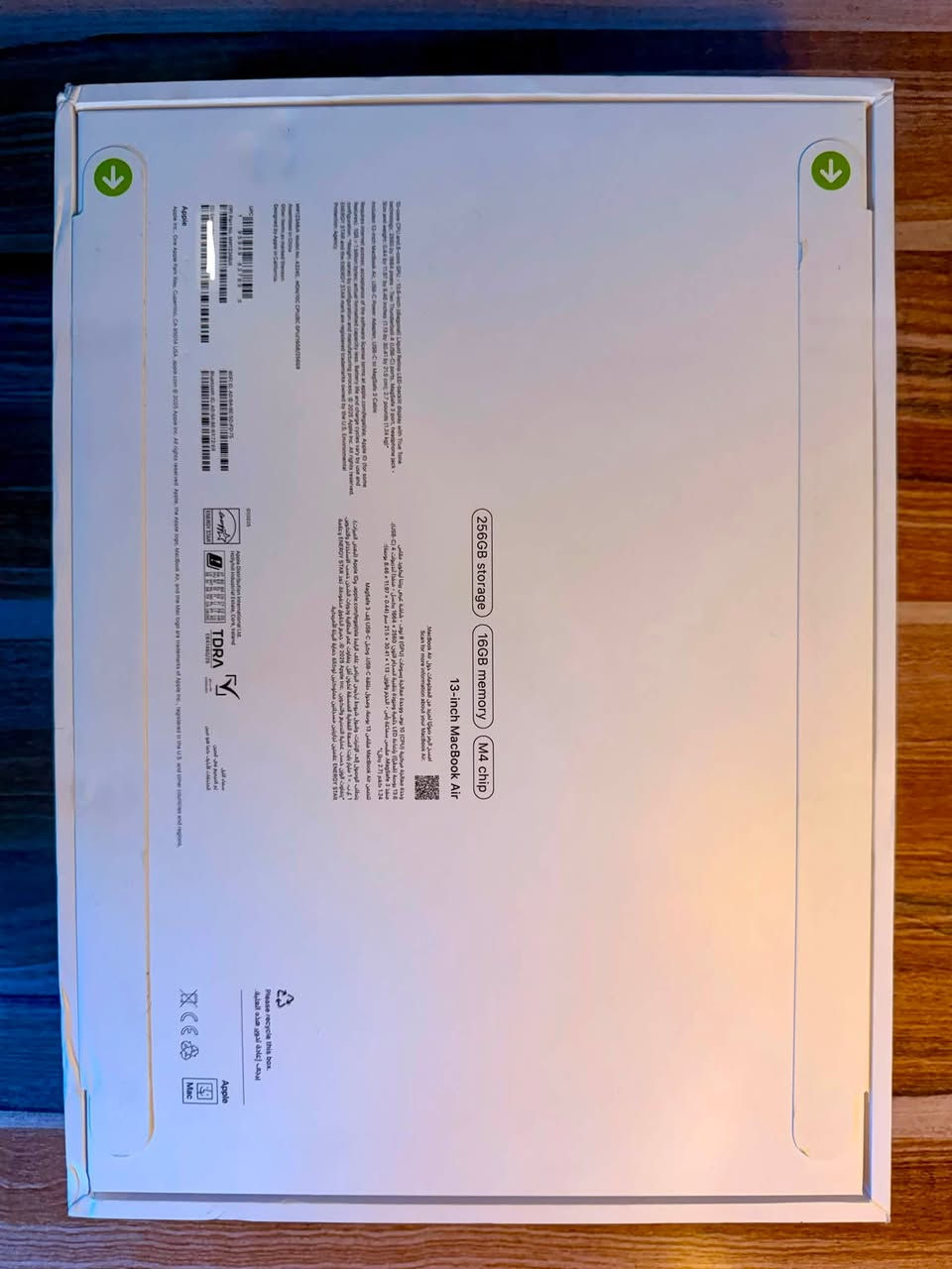 #يتوفر_جديد
MacBook Air M4 13 inch 
16/256
عربي شرق اوسط / ضمان عام
السعر 
1,625,000
للاتصال والاستفسار دايركت او واتساب
***********
يتوفر توصيل 🚚 
مكاني : بغداد / الدوره
