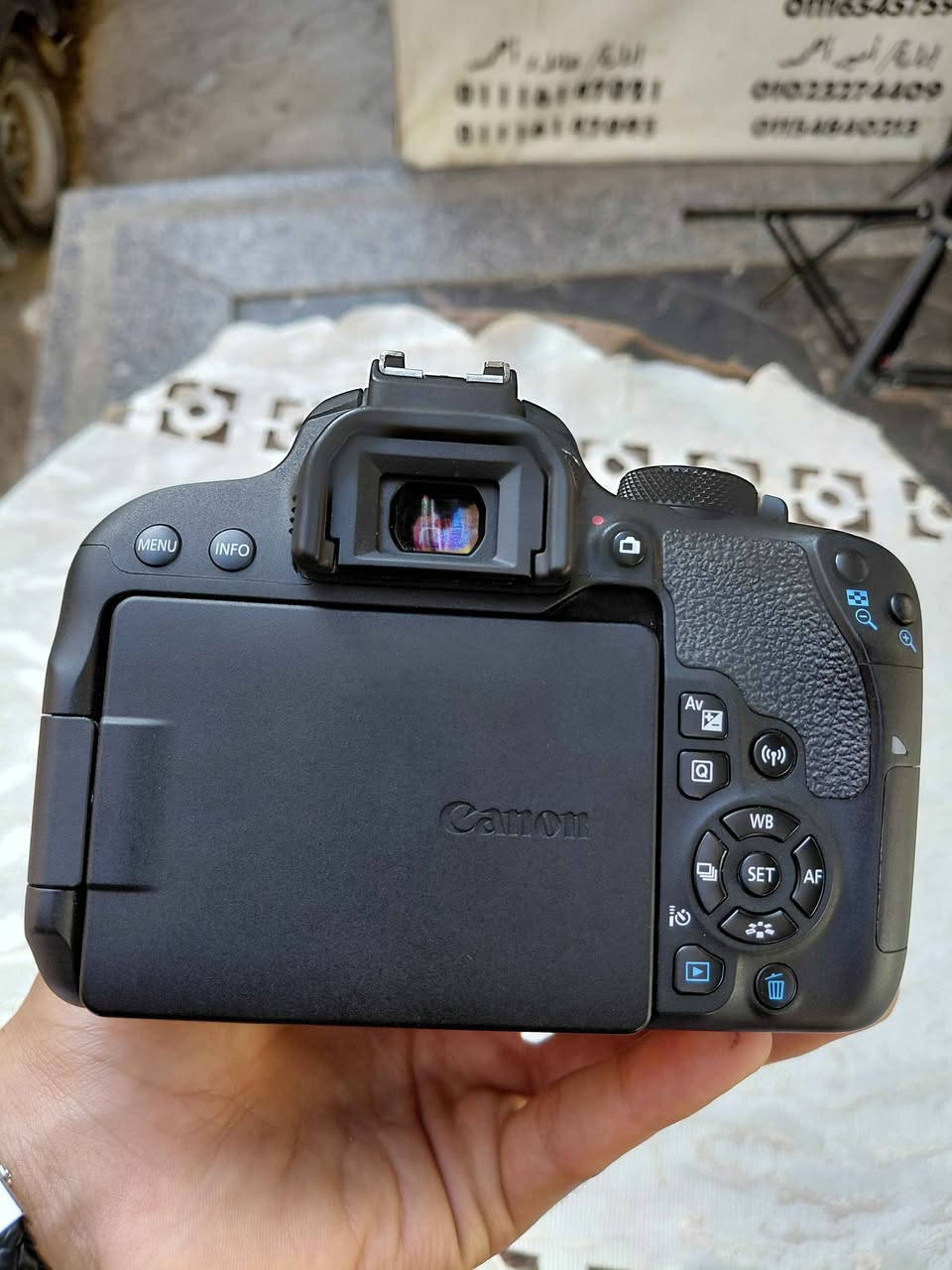 Canon 800D
LENS 18.55 stm
Shutter 1k

بالمشتملات الاصليه بتاعتها شنطه ✅️
معاها ضمان 6 شهور 
الرقم التواصل 01116147021
متاح جميع انواع الكاميرات مركز القناطر الخيريه, القليوبية


**إذا كنت صاحب هذا الإعلان وتريد حذفه لأي سبب، رجاءا أرسل رسالة إلى الدعم الفني**
