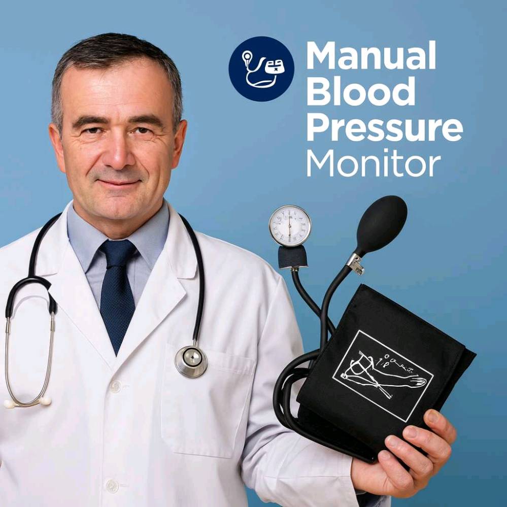 ✔️ راقب ضغط دمك بدقة وبدون تعقيد

✔️ جهاز يدوي موثوق مثل المستخدم في العيادات

✔️ قراءة واضحة بدون بطاريات أو شحن

✔️ مع سماعة طبية وحقيبة حمل

✔️ آمن ولا يسبب حساسية (Latex Free)

✔️ مناسب للمنزل والاستخدام الطبي

✔️ اختيار عملي لكل بيت 👌