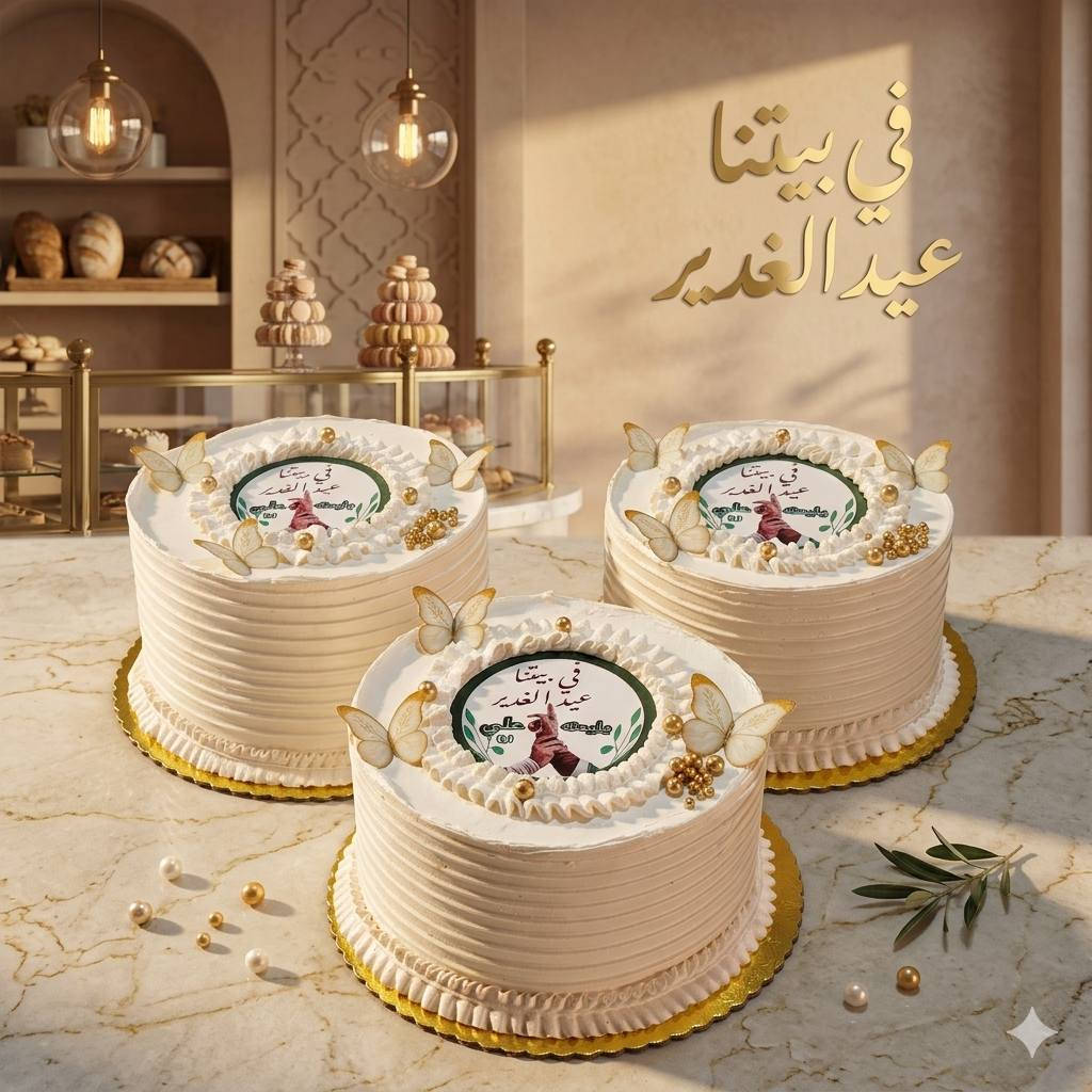 متوفر يوميا بيع مباشر بمناسبه الغديريه 
متوفر قطع كيك كارتون 20قطعه ب10الاف
الاسعار القوالب  15و20 متوفر توصيل داخل النجف 
العنوان كوفه شارع المعمل قرب مدرسه الازدهار مقابل صيدليه عصام النجار *********** 
انستا cake_najaf_91
