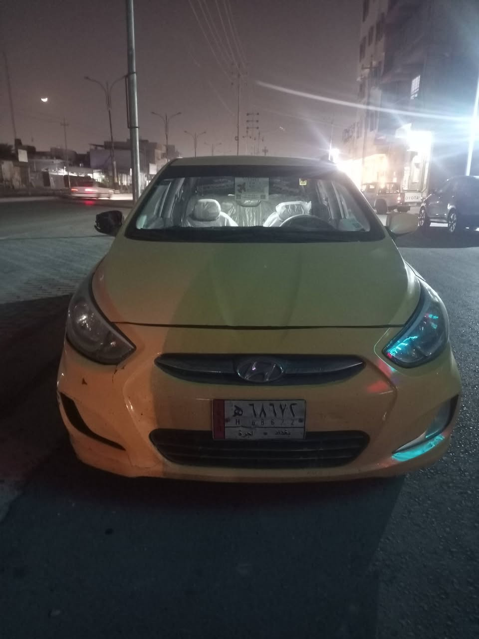 سلام عليكم ورحمه الله وبركاته سياره اكسنت موديل 15 رقم بغداد وارد محرك 1600 مكاني كربلاء 83 وبيها مجال 
***********/***********
