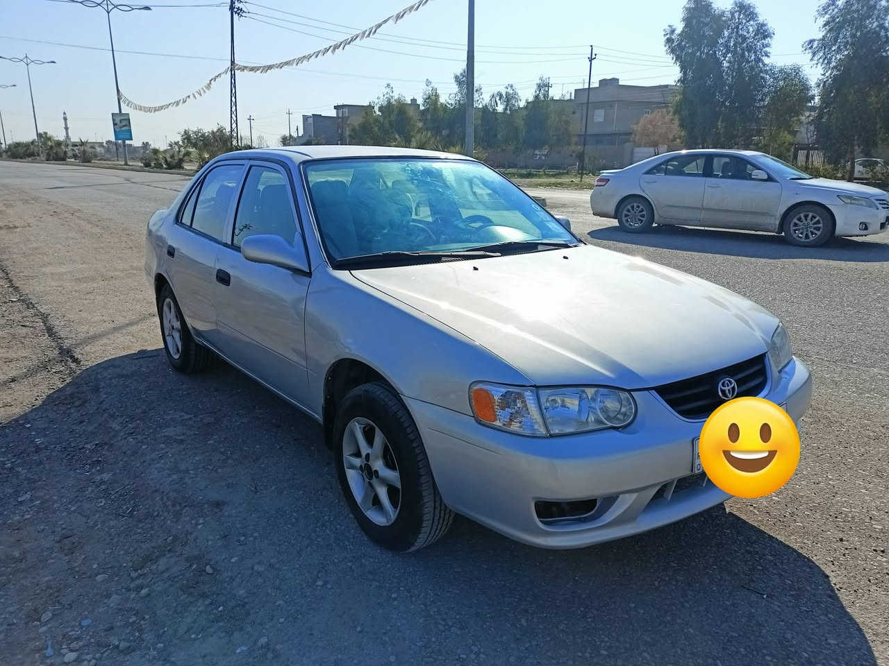 السلام عليكم
كورلا موديل 2001

گير ومحرك شرط 

كير عادي

محرك 1800

تبريد شرط

بطاقه بانزين موجود 

رقم كركوك دولي 

سنويه لغاية 2028

مصبوغ عام جمالية 
مكان السيارة كركوك 

***********
