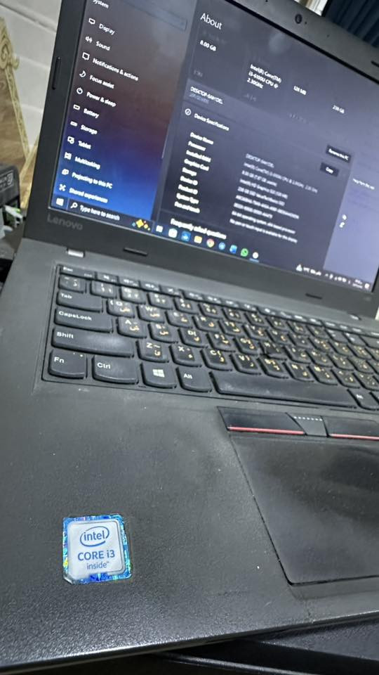 للبيع مكاني العمارة
كور اي ٣ جيل ٦
هارد ٢٥٦ ssd
سريعة وحجم شاشة ١٣ انج 
مناسبه للتنقل بسهوله 
***********
