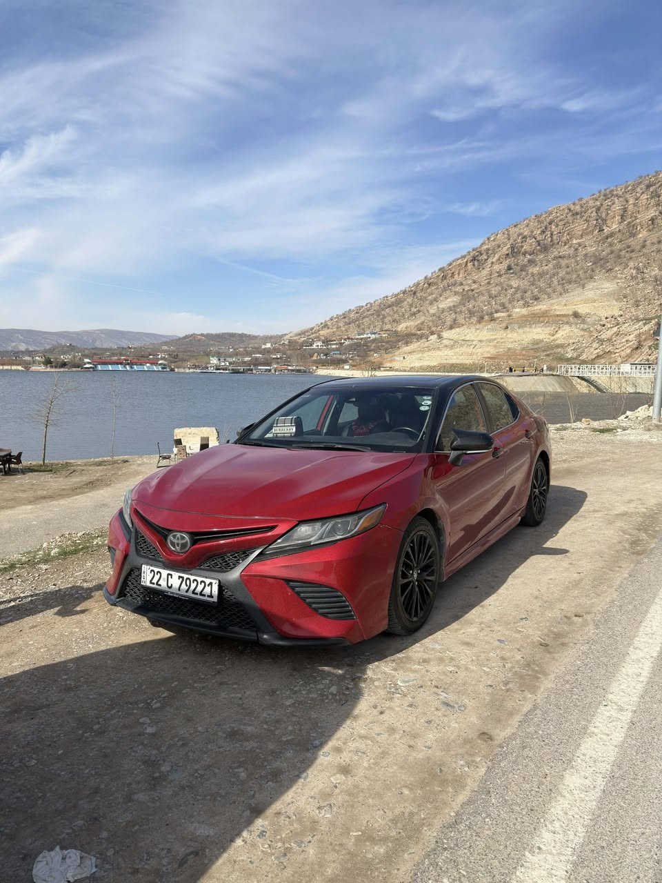 كامري لون احمر
موديل 2020 رقم اربيل
موصفات se+ اي ئي بلس
فول مواصفات سلايد 
ابواب بصمه تشغيل عن بعد ترحيب
رادار امامي رادار جانبي رادار خط شارع
ثلاث انظمه قياده (ايكو نورمال سبورت)
كشنات جلد
كشنات كهرباء
تحديد سرعه 
تبريد قطعتين
ماشيه ١٥٠ الف
سايد بريك
حادثها فقط جاملغ خلفي سايق بدون دواخل بدون ايرباك بجم كبس
للاستفسار الاتصال
***********
***********
مكان السياره اربيل
سعر خاص او اتصل على الارقام
السياره جاهزه رقم وسنويه كله جديده
