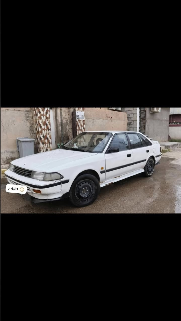 السلام عليكم…
تيوتا كارينا 1990 للبيع
السياره نضيفه وجاهزه رقم ديالى الجديد
كير ومكينه مكفول، كير اوتو محرك2000 تدفئه تبريد شغال 
تحويل مباشر باسمي سنويه لل2028
مكانها ديالى المقداديه سعر 32 بيها مجال بسيط
تواصل ***********
