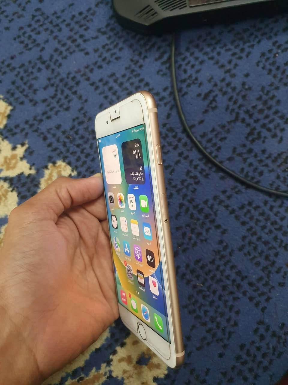 1-ايفون ٨ بلس الجهاز شغال بدون مشاكل ذاكره ٦٤ والبطاريه ٦٨ فحص شحن تكنيك اتصال 
الجهاز ما مفتوح سعره ٩٠ وضمان ٧ ايام
المكان مدينه الصدر 
الشراي خابر ***********

