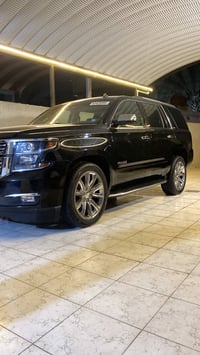 تاهو موديل 2015 السياره فول LTZ نظيفه كلش   مواصفاته لد امامي خلفي. را...