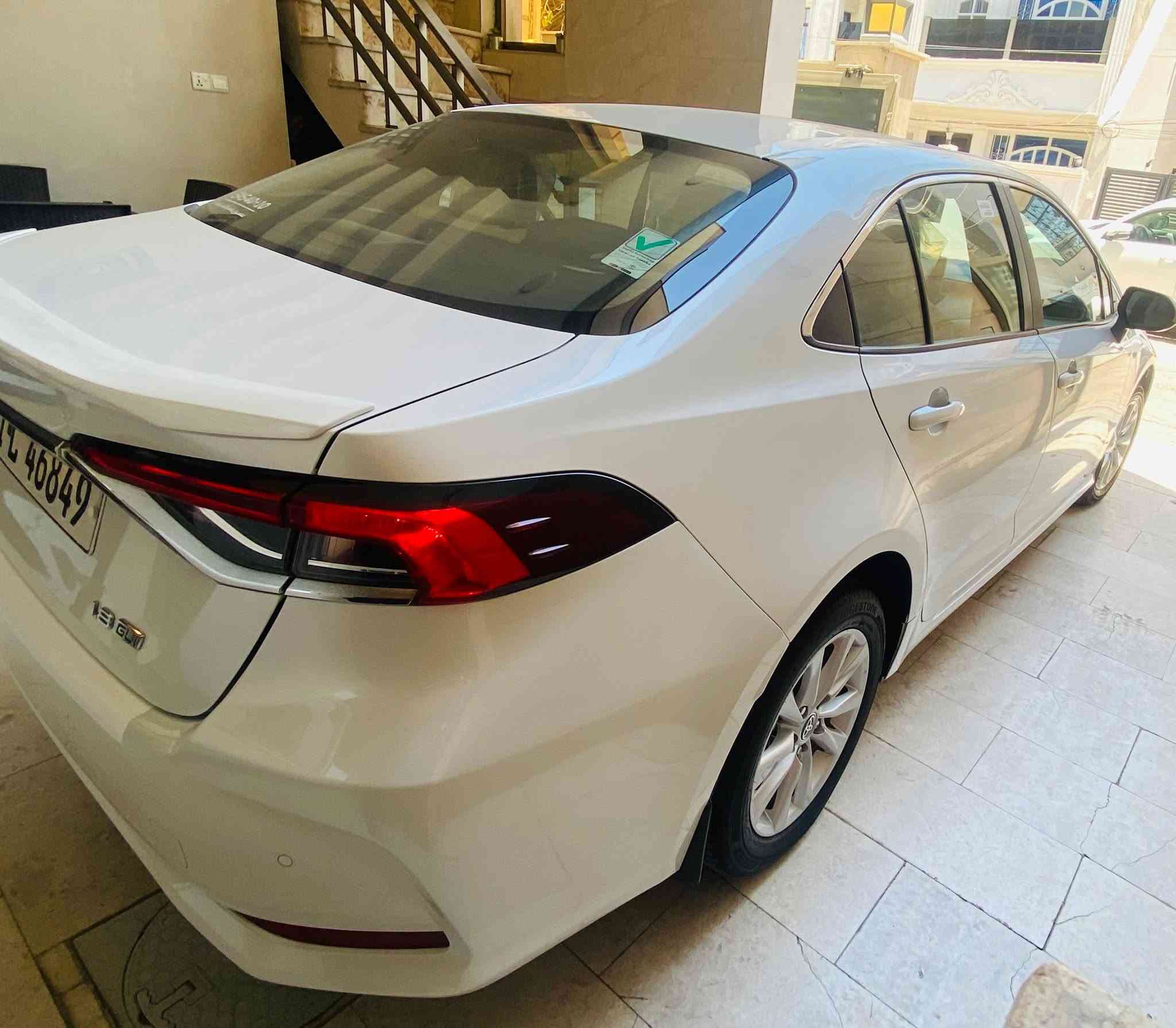 كورلا خليجي SAS   بانزين موديل 2023 
رقم بغداد وبأسمي  ماشيه ٥٠
فول مواصفات عدا الفتحه
سياره جديده جدا وصيانه كله بالشركه SAS 
مكفوله كفاله عامه فقط صبغ الدعاميه الخلفيه 
السعر  ١٦٨ ورقه 
***********
مكان السياره بغداد حي الجامعه
