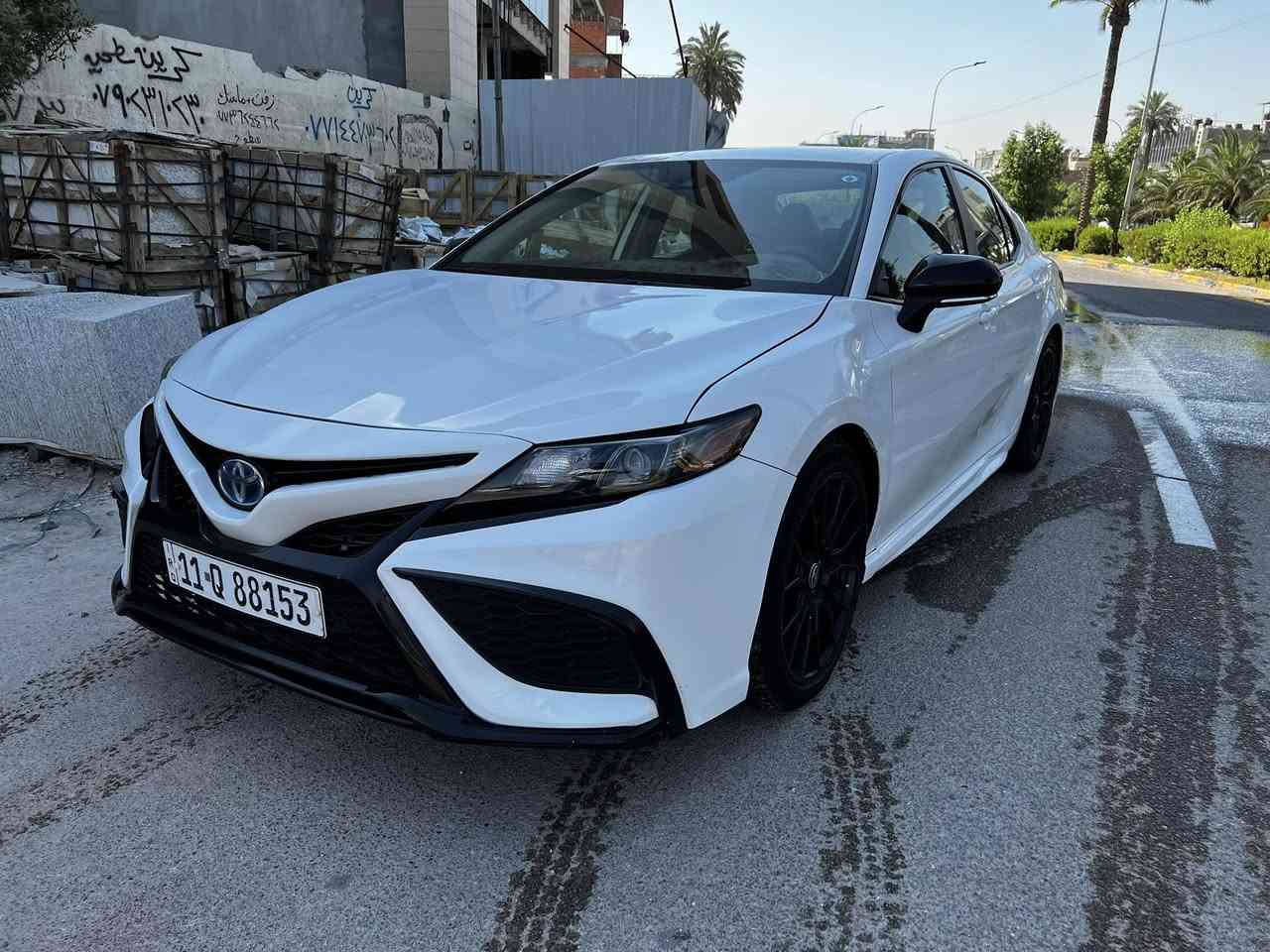 كامري موديل 2023 هايبرد حجم المحرك 2500 وارد امريكي حادثهه جاملغ وبنيد جهة اليمين وجاملغ خلفي جهة السايق ايرباكات كلهه سليمة مواصفات SE NIGHTSHADE تجي بيهه تطعيمات باللون الاسود 
بصمة كشنات جلد كشن السايق كهرباء رادار امامي وخلفي ونقطة عمياء 
تحديد مسار قيادة ذاتية كروز سرعة شفتات بالاستيرن
رقم بغداد الجديد
السعر 170 ورقة 
مكان السيارة بغداد الكرخ
للاستفسار 
***********
