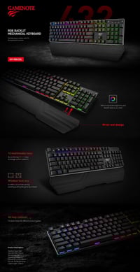 السلام وعليكم     كيبورد (. HV-KB432L .) نظافتة 99%                   ...