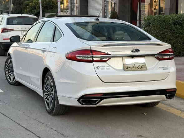 Ford Fusion 2017 Titanium
  *فورد فيوجن تيتانيوم ٢٠١٧*
رقم اربيل 
محرك ٢٠٠٠ تيربو 
ماشيه ١٠٠ الف ميل
لون ابيض صدفي 
سلايد روف  
كشنات جلد بيجي كهرباء 
تدفئه وخزن كشنات
بصمه ابواب
حساسات خلفيه وكاميرة
ويل كب ١٨ 
تشغيل عن بعد
كود لفتح الباب
هاندبريك كهرباء 
سستم صوت سوني بلادي
انارة محيطيه داخلية بلادي
لد زنون بلادي 
السيارة حادثها جاملغ خلفي بدون دواخل 
مصبوغ بيها الجاملغ الامامي والخلفي وجزء من الباب للجماليه 
السعر ١٢٨ ورقة
مكان السيارة بغداد
للاستفسار الاتصال على الرقم ***********
