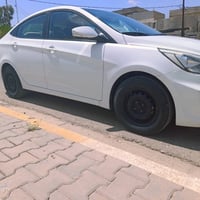 اكسنت خليجي ابيض موديل 2017 للبيع ..🛞 سياره بدون صبغ كفاله عامه عدا مك...