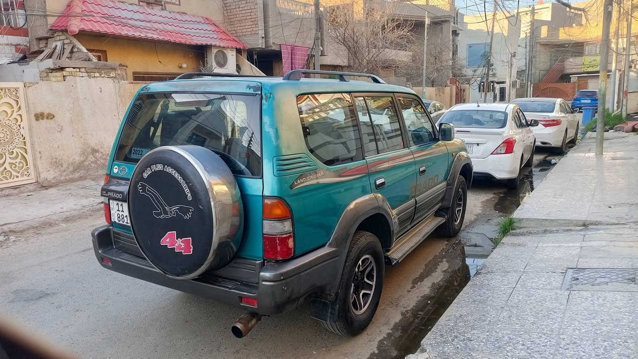 لاندكروزبرادو موديل 97 محرك 6سلندر وكير وتبريد3قطع مكفولات السعر 85 وبيع مجال مكان بغداد ***********
