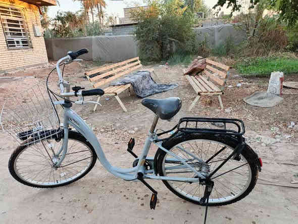 السلام عليكم بايسكل للبيع يتحمل اوزان ثقيلة السعر( 140) للتواصل*********** العنوان بابل ابو غرق
