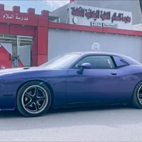 دوج جالنجر 2013 حادث باب عكس السايق مبدل السيارة تغير لون بنفسجي كير م...