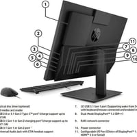 HP ProOne 600 • i5-8500 • رام ٨GB/٢٥٦SSD