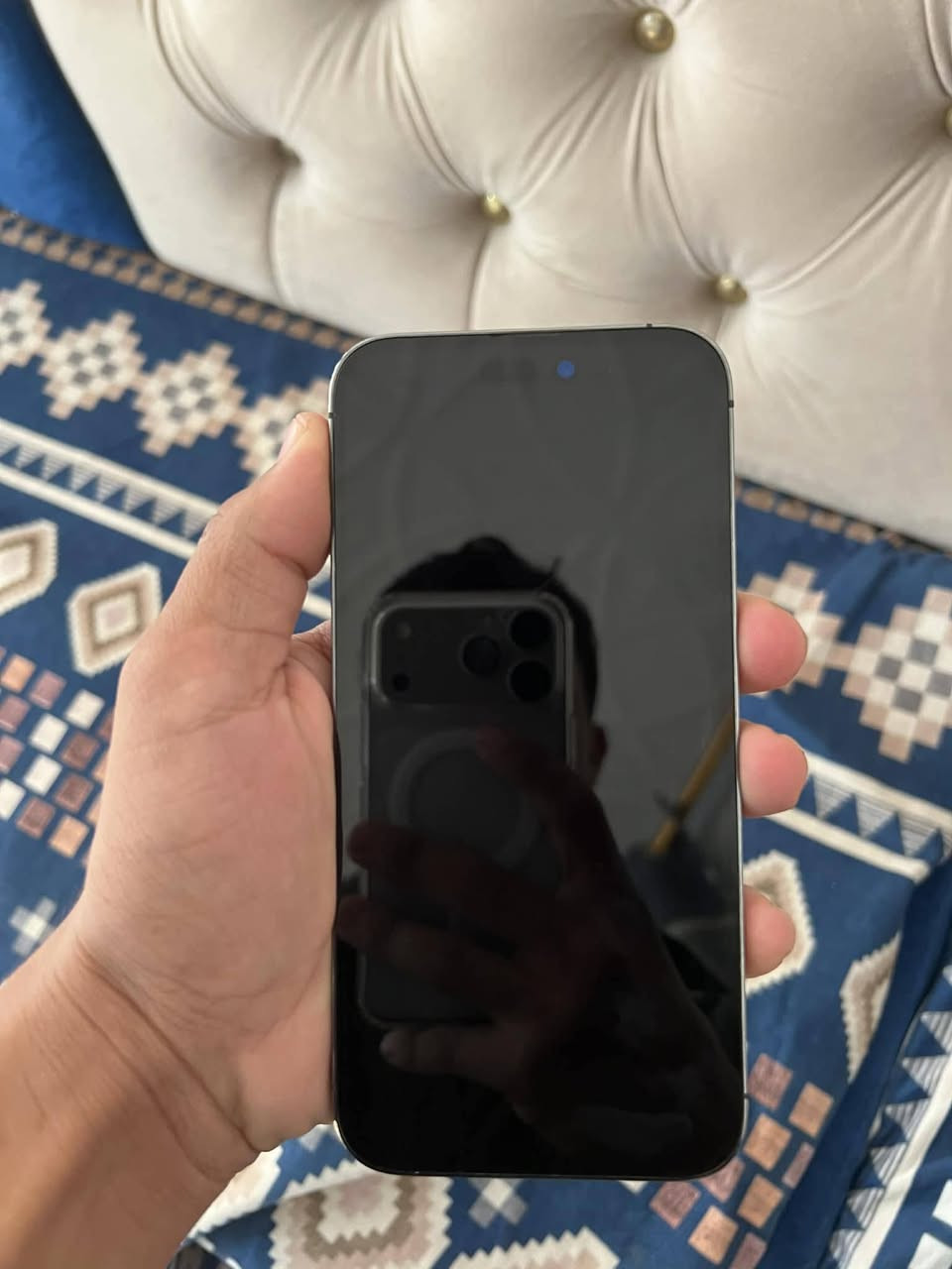 السلام عليكم 14 برو ماكس دبل سيم كارت بطاريه 84 ذاكره 256 مبدل بس ضهر سعر 825 مكاني بابل للاتصال ***********
