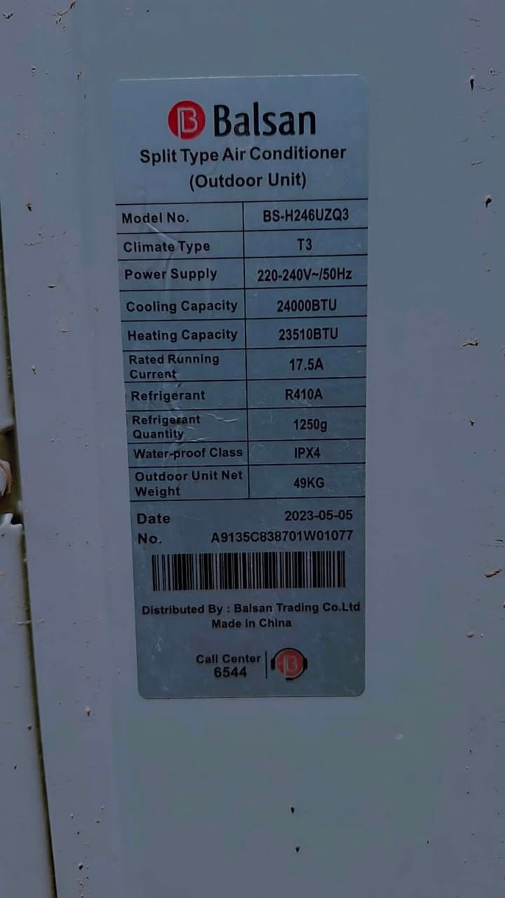 سبلت Balsan طنين سعره ٦٥٠ الف نضيف كلش 
(مو انفيرتر )وكل التفاصيل موضحه بالصور 
للاستفسار مراسله الصفحه 
العنوان بغداد حي البساتين 
هواء بارد كلش مابي اي عطل ولا مفتوح قبل يعني مشدود مره وحده وباقي ع شدته


**إذا كنت صاحب هذا الإعلان وتريد حذفه لأي سبب، رجاءا أرسل رسالة إلى الدعم الفني**