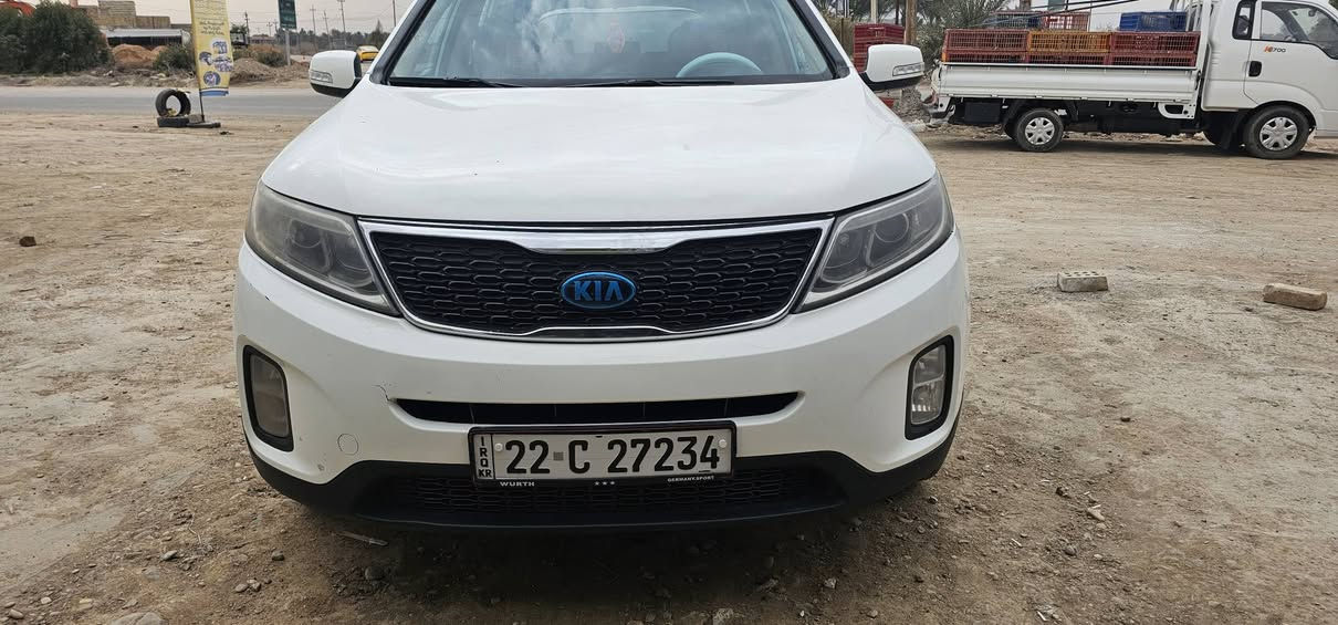 كيا سورنتو موديل 2013
فول بصمه بنوراما ترحيب دشبول ليزري 
رقم اربيل دولي جديد تريد وكاله تريد تحويل سيارة جاهزه مكينه كير تخم تاير حداديه كله جديد بيها شبرين باب السايق وصبغ الجاملغ الكدام بدون داخل باقي سياره كفاله مكان الديوانية 
***********
