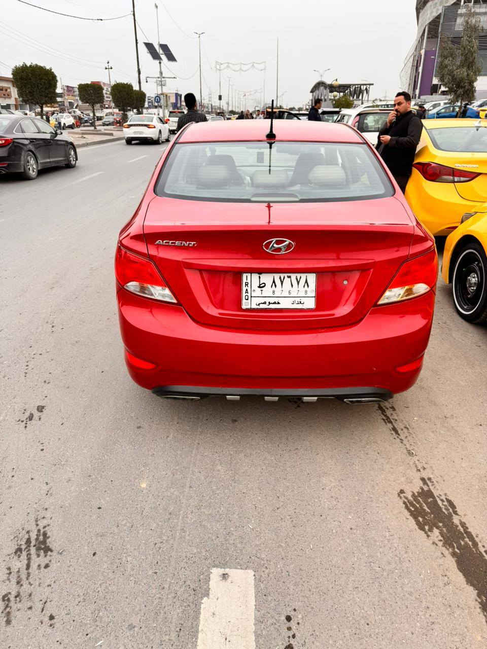 السلام عليكم اكسنت للبيع ٢٠١٧ باسمي  وارد امريكي حادث كلير صبغ بنيد وجاملغ بل دون دواخل  مكينه ١٦٠٠ جي دي اي مكفوله كير مكفول السياره نظيف استخدام شخصي مكان السياره الحبيبيه قرب وليد ابو الكص السعر ١٠٥ وبيها مجال 
رقم  ***********
