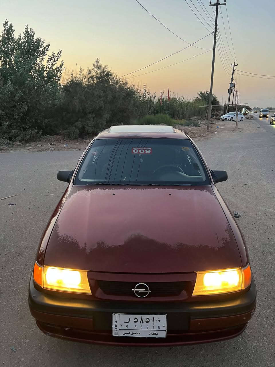اوبل فكتره مديل  92 سياره بلاديه مكينه 1600 بلادي حداديه وره كدام جديده رقم بغداد راعيه موجود لمداور كهربايات كله شغاله جام كهرباء فتحه كهربائي سعر 42  وبيه مجال لشراي ***********
