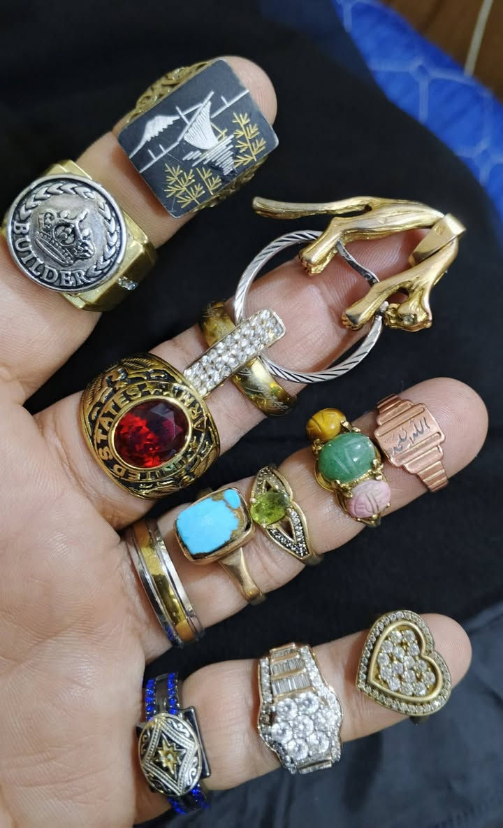 من النوادر الخواتم الراقيه والأحجار المصوره والسبع معادن وانواع المعادن لاجمل صياغه للاستفسار ***********
