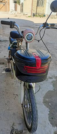 دراجة شحن • بطارية ضعيفة • بريك خلفي جديد