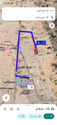١٠٠م • بيت زراعي • إقرار محكمة