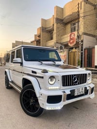 للبيع أو المراوس  مرسيدس جي كلاس موديل 90 محدثه خارج 18 ولداخل 22  مكي...