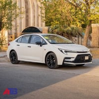 كورلا 2025 S بلاك ادشن لون ابيض صدفي  فول داخل احمر كشن كهرباء رادار ت...