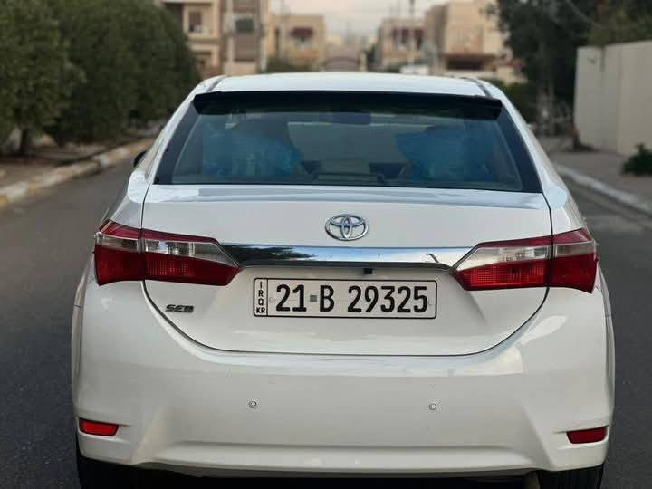 تويوتا كورلا 2014 خليجي بصمه محرك 2000 لون ابيض ثلجي رقم سليمانية اوربي (21) سنويه بسمي هزه جديده شرط التحويل....

السيارة بيها صبغ جاملغ خلفي جهة السكن وباب رش فقط والباقي مكفول... بدون دواخل بدون ايرباك سيارة جاهزة بدون اي نقص .... سيارة حلوه واحلى من الصور.....

محرك 4/2000 سلندر ..... محرك ما مفتوح ........

شرط محرك وكير وصدر وكهربائيات وتبريد وتدفئة

وتخم تاير سيارة جاهزة من كلشي ....

مواصفات فول بصمه وحساسات وبلاجكتورات

ومري شفط وشاشه وكامره ولدات وتحكمات وداخل صحراوي عدا السلايت وبعد بيها اهواي مواصفات ما يحتاج اذكرها .....السعر132 اتصال***********
