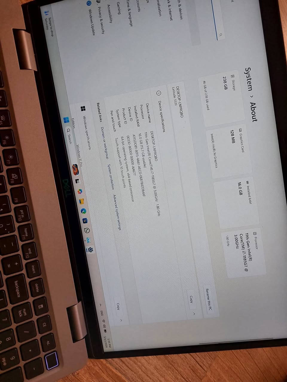 Dell Latitude 5520 
لابتوب نظيف شرط الضمان 
جيل ١١

Processor: Core i7 11th Generation
RAM: 16GB رام
Storage: 256GB NVMe M.2 SSD هارد
كارت شاشة 8 GB
 شحن ٣ ساعات
نضيف جدا شاحنه اصليه
ويندوز 11
سعره ٥٥٠ الف
بابل


**إذا كنت صاحب هذا الإعلان وتريد حذفه لأي سبب، رجاءا أرسل رسالة إلى الدعم الفني**