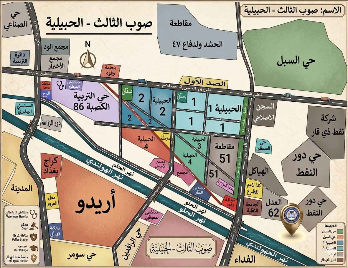 قطعة ارض 
 طابو صرف
 جاهز تحويل ثاني يوم  توزيع الحشد والدفاع رقم العقار ٢١٧٦ ركن مساحه ٢٤٦م(شارعين ١٥م و٢٠م وحرف T ) مفروزة وجاهزة بسعر ٣٣ مليون .مكتب الطيف للعقار
الحبيليه - شارع المكاتب
للاتصال ***********
*********** -واتساب
