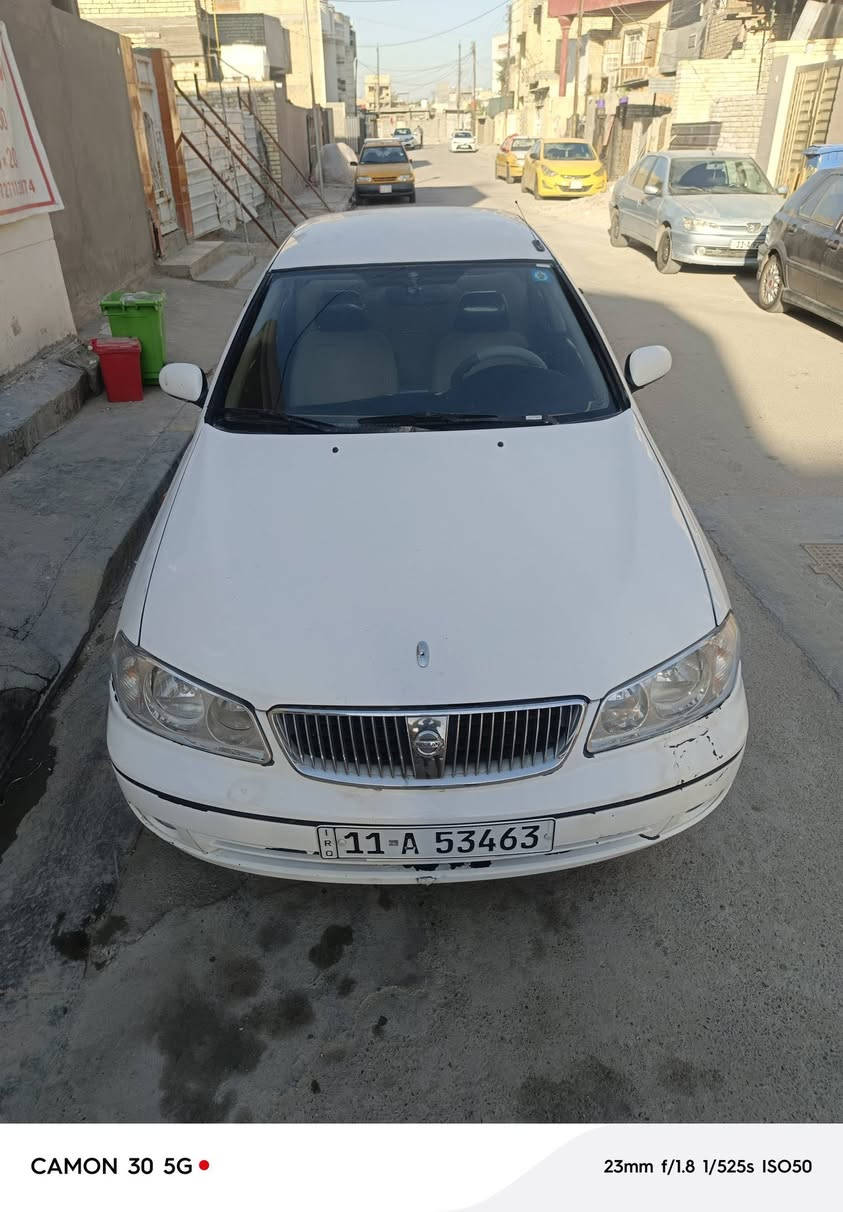 السلام عليكم للبيع نيسان سني ياباني أصلي مديل 2004 محرك بلادي كير اوتو تبريد نقص بس صونده منضومه جديده ويل تخم تاير جديد كهربائيات كلهه شغاله مصبوغه عام بدون ضربه قويه رقم بغداد انكليزي سنويه جديده وهزه جديده السعر 65 وبيه مجال الطيبين
***********
