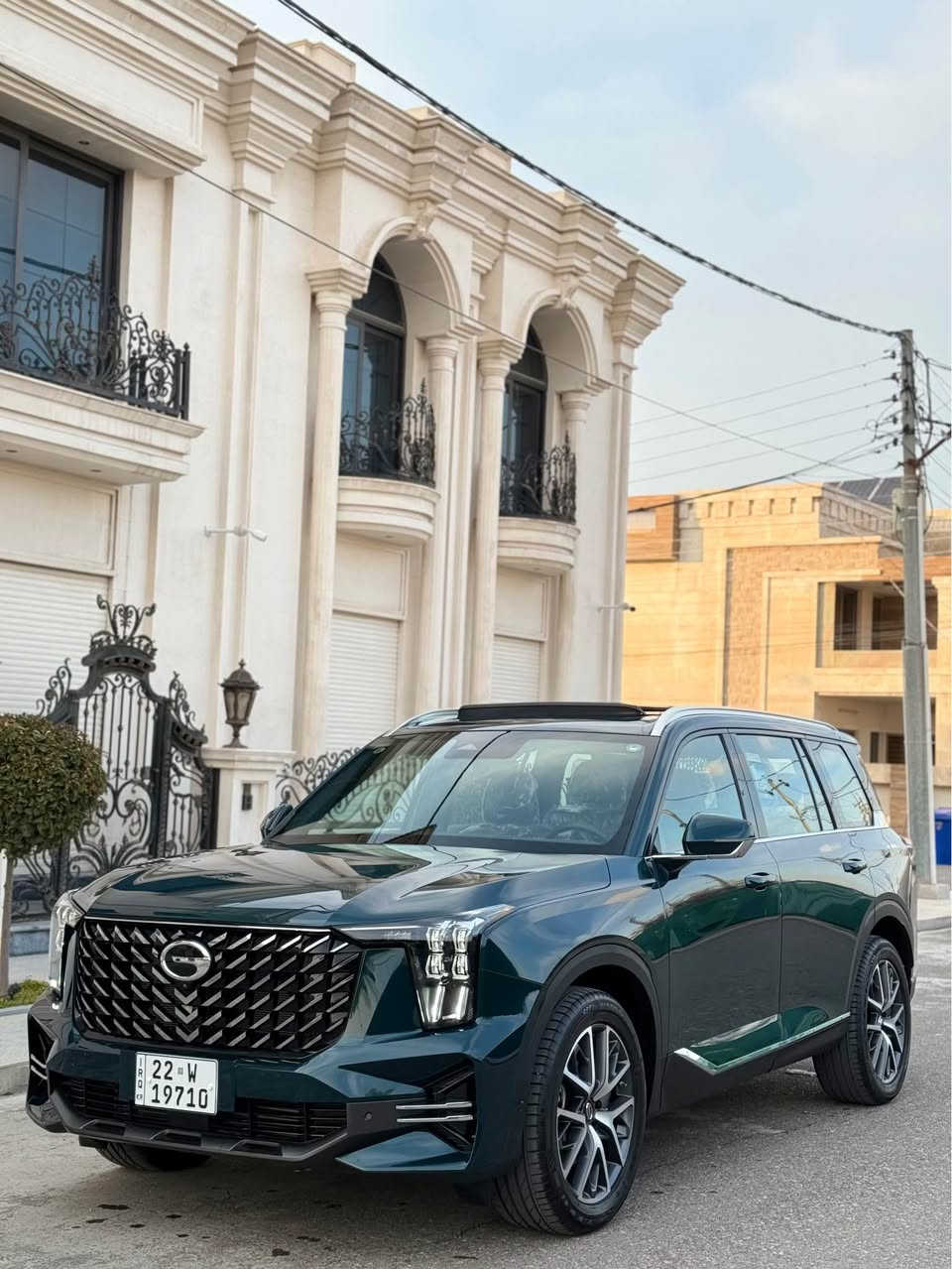 GAC  GS 8 
موديل 2025 
‎🔥 سعري 272  وةرقةي 🔥 
فول فول موسافات 
  دةبل اكسل واتا 4.4 AWD 
سةلاجة واتا ساردكةرةوة 
رةقم كراوة بة ناوي خؤم 
رةنگ كةسكي تؤخ ناويشي كةسكة 
سيارةكةي صفر كم مةتر هيج نةرؤيشتي 
بانؤراماي 
شاشة گةورة 
بةسمة دوو دةرگا بةسمة 
دوو گوشين كارةبا 
ويل گةورة 
مكينة 20T  تؤربؤي 
سيارةكةي عايلى 7 نةفري 
زةماني 10 سال لةكةل 
ئؤتؤ هؤلد 
تةبريد مةركةزي  
بينج كاميرة 5 360 پلة 
گيج الكترؤني 
 گوشين سارد گةرم 
سوندق شافت كارةباي 
شغال 
زةماني فةرمي شريگة GAC لةكةل 
هةر جي موسافات دةوي لة سيارةكة داية 
هةوليرة 
رةقم تةلةفون ***********__*********** أربيل, العراق

