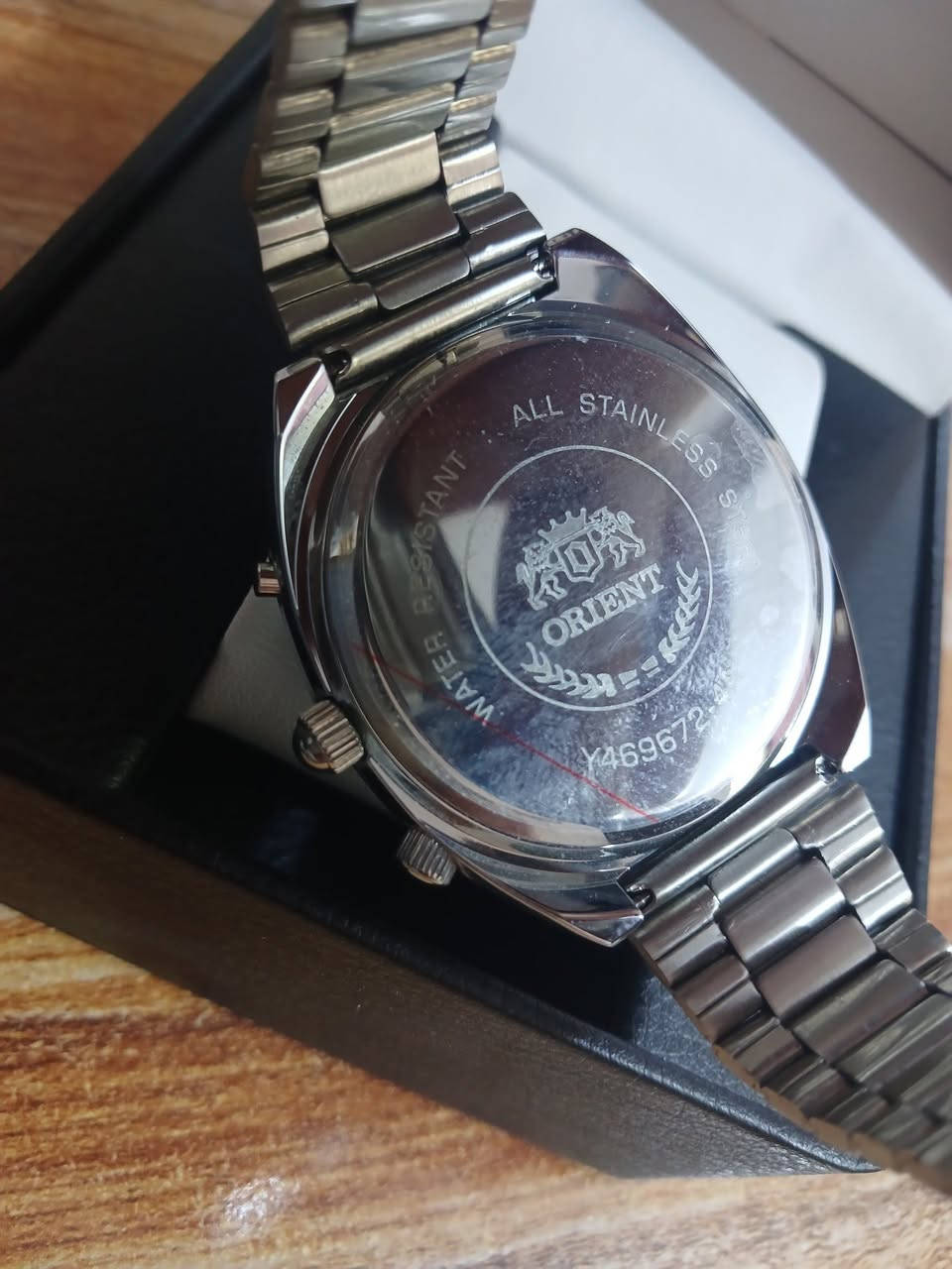 اورينت دولي باتري
كوالتي كلش راقي 

مكينه ياباني 

وزن ثقيل سل ستيل ثابت

مقاومه للماء 

لامينوس بلكامل 

تاريخ يومي شهري 

مختمه بل كامل 

مع العلبه 

25 الف على اول تم عنوانك الكامل ورقم تليفونك ونقطه داله بالخاص وبالعافيه


**إذا كنت صاحب هذا الإعلان وتريد حذفه لأي سبب، رجاءا أرسل رسالة إلى الدعم الفني**