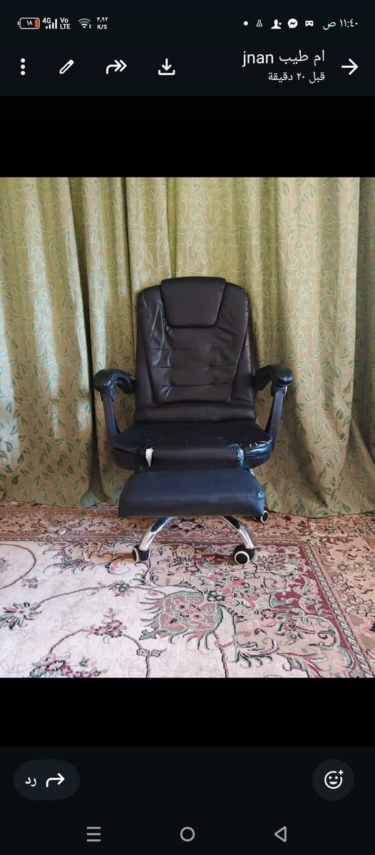 كرسي مكتبي مساج
موصفات 
انحناء 
دوران 
تحكم ارتفاع 
قاعده حديد 
مساج 
السعر السابق 100الف
السعر الحالي80 الف @إشارة


**إذا كنت صاحب هذا الإعلان وتريد حذفه لأي سبب، رجاءا أرسل رسالة إلى الدعم الفني**