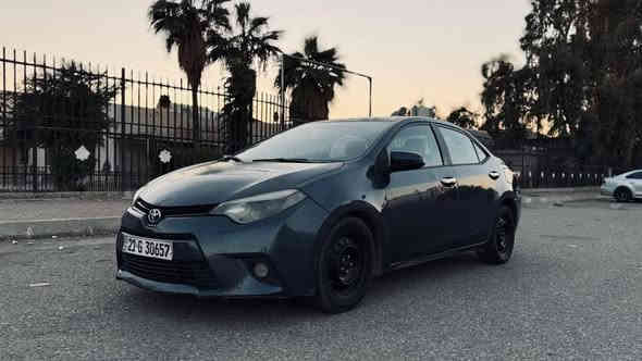 كورلا أمريكي 
موديل ٢٠١٤ 
سعره ١١٥ 
السياره ٣ قطع صبغ بدون دواخل
 بدون ايرباك 
محرك كير مكفول وضع الشركه شرط 
تبريد ثلج 
السياره رقم جديد انكليزي سليمانيه 
سنويتها لحد ٢٠٢٨
شرط وكاله او تحويل  
 ماشيه ١٠٩ ميل 
مكانه / طوز / كركوك 
فقط اتصال 
***********
*********** كركوك
