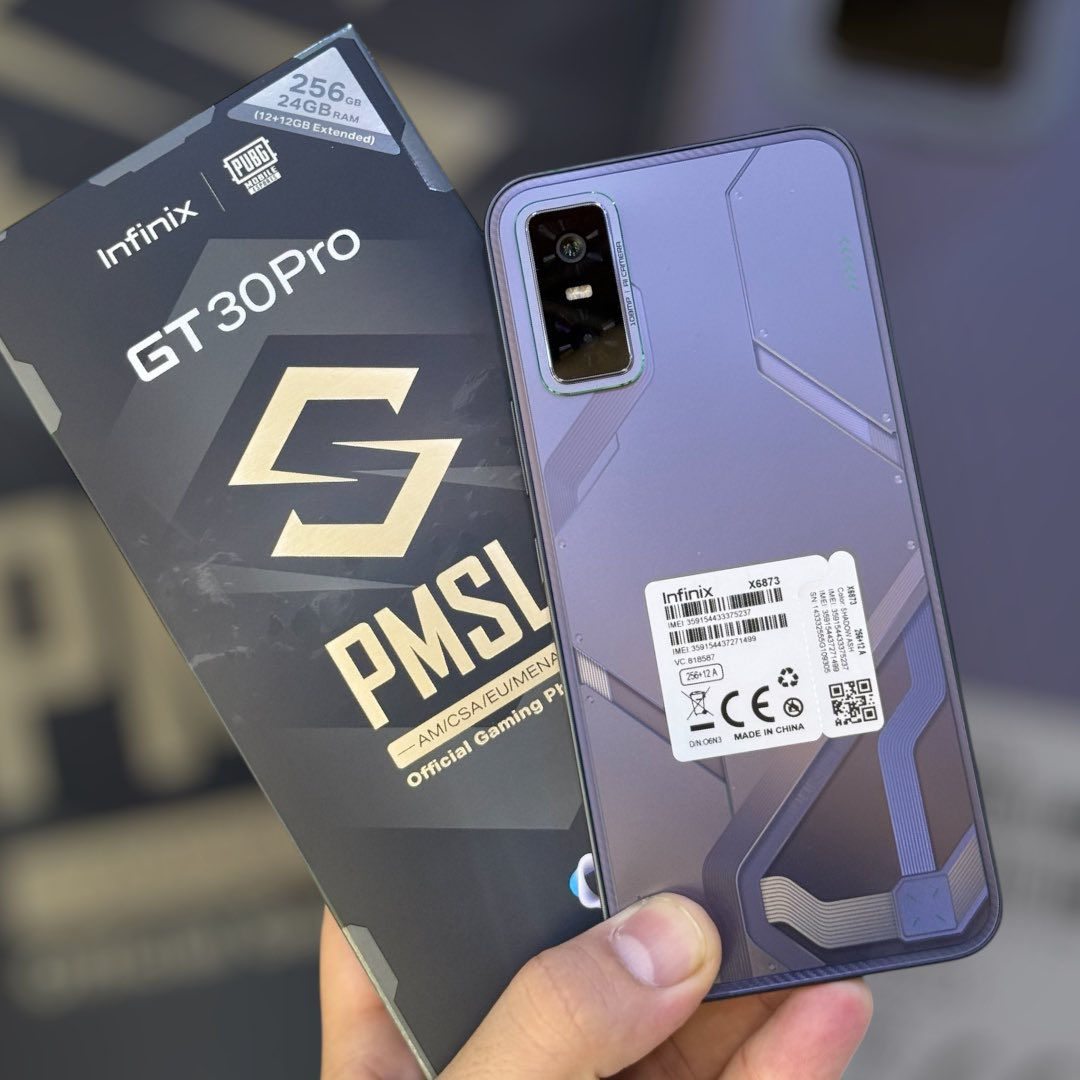 🪙🪙🪙🪙🪙 Infinix gt 30 pro 🪙🪙🪙🪙🪙

♣️ ( انفنكس جي تي 30 برو ) يشغلك 120 فريم ببجي 

♣️ الذاكرة 256 والعشوائية 24
♣️ المعالج: ثماني النواة Dimensity 8350 تكنولوجيا 4 نانو
♣️ الشاشة: 6.78 بوصة بدقة 1224x2720 بها ثقب صغير
♣️ نظام التشغيل: اندرويد 15
♣️ الكاميرا الخلفية مزدوجة الأولى بدقة 108 ميجا بكسل والثانية 8 ميجابكسل 
♣️ الكاميرا الأمامية تأتي بدقة 13 ميجا بكسل بفتحة عدسة F/2.2 .
♣️ البطارية تأتي بسعة 5500 مللي أمبير كما يدعم الشحن السريع بقوة 45 واط والشحن اللاسلكي بقوة 30 واط والشحن العكسي بقوة 10 واط والشحن العكسي اللاسلكي بقوة 5 واط .

♣️♣️♣️♣️♣️ سعر الجهاز 375 الف ♣️♣️♣️♣️♣️

➖➖➖➖➖➖➖➖➖➖➖➖➖➖➖
❇️ يتوفر 🚚 توصيل لجميع المحافظات 🔥
للتواصل : متواجدين فقط على الواتساب 
*********** طارق
او الانستغرام https://www.instagram.com/moon_ligth100?igsh=emYyeWVheXUyaHk0&utm_source=qr
➖➖➖➖➖➖➖➖➖➖➖➖➖➖➖
العنوان 📍 : هيت - الجمعية الاولى - ( شارع حامي حميد) ( مكتب مون لايت moon light ) مقابل مجمع الملكة - مجاور مكتبة اقلام⁩⁩
