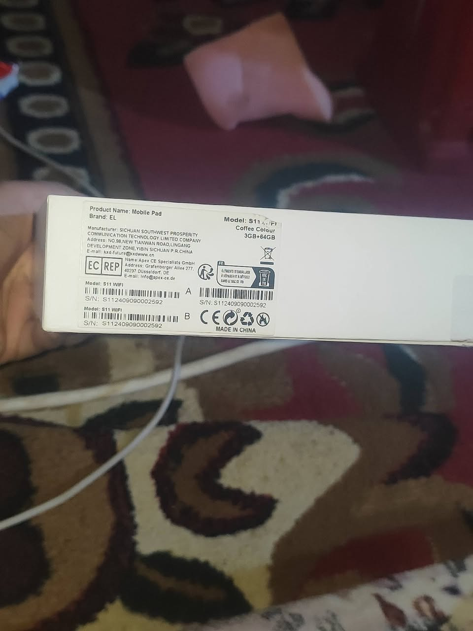 ايباد EL 11s🤩
64GB🔥
ذاكره عشوأيه 3+8 GB🔥
السعر 130 وبي مجال🔥
الرقم:***********
(مكلف بل نشر)❤✨
