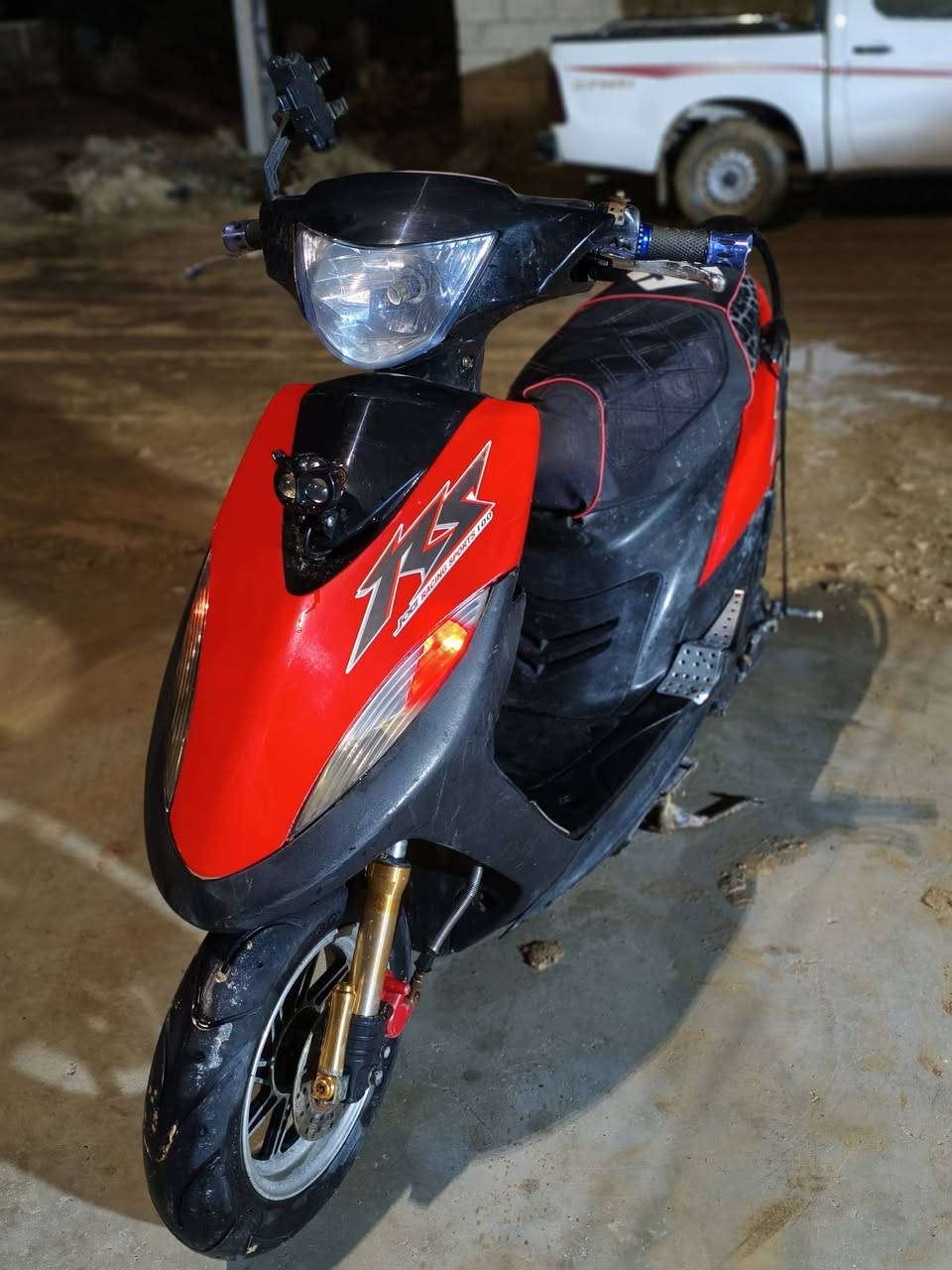 السلام عليكم دراجة للبيع ماكس عدله بوشه 49 بلادي مكاني ديالى بعقوبة *********** سعر خاص
