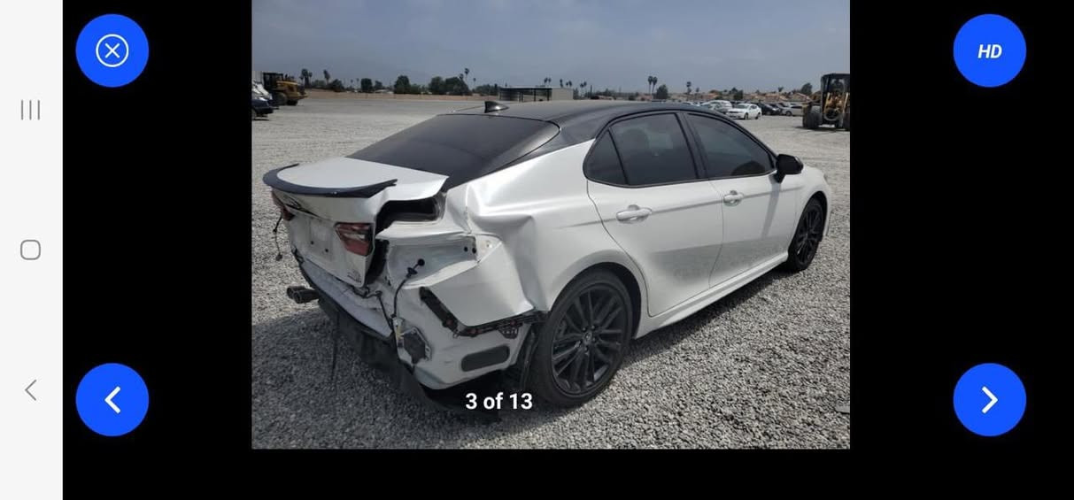 كامري 2022 هايبرد
تو كلر لونين السياره xse
مغلفه ppf مطفي

ماشيه 39,000 مايل

حادث موضح بالصور 
صبغ جنطة وجاملغات بارد واحد بي شويه تكحيل

رقم بغداد تحويل مباشر
جاهزة السيارة بدون نقص

سعر 24,000$ دولار 
وبيها مجال للشراي

واتساب 
***********
