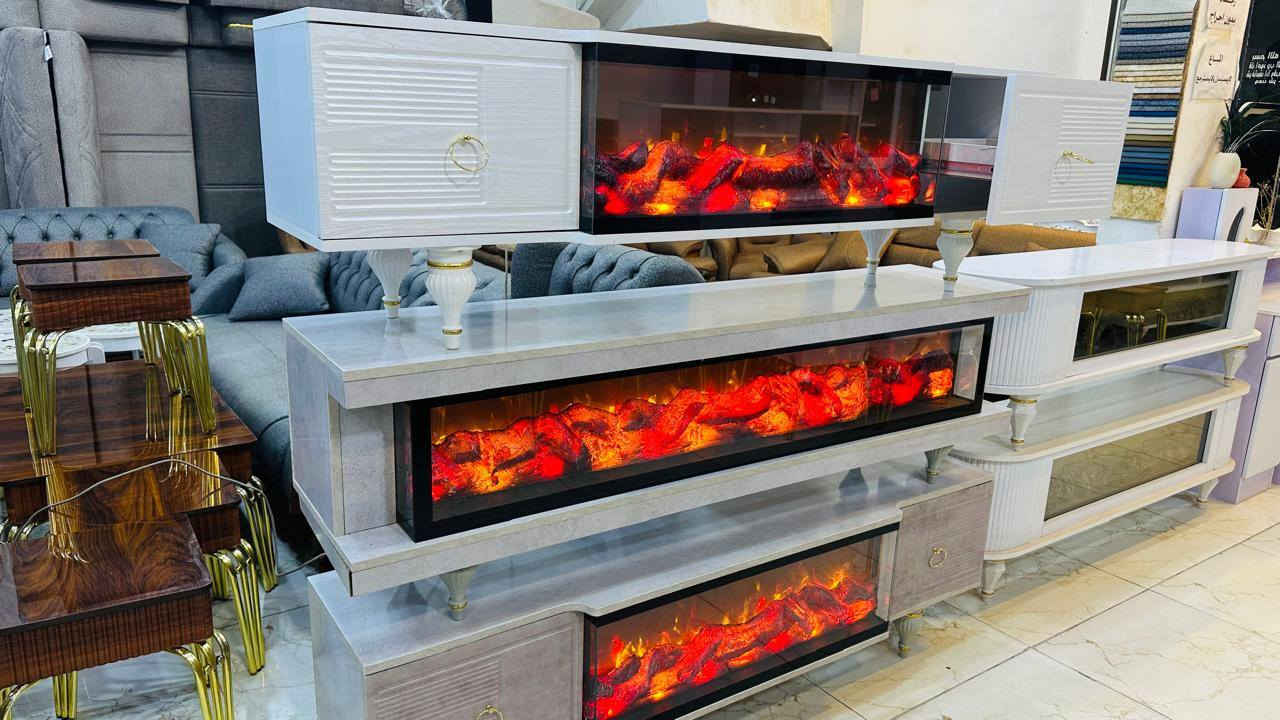 🔥 ميز تلفزيون شتوي مع إنارة نار 🔥
لمسة دفء وفخامة تكمّل بيتك بهالأجواء الشتوية ✨

▪️ مصنوع من خشب MDF درجة أولى
▪️ تصميم أنيق مع إضاءة نار تعطي جو دافئ ومميز
▪️ قياس الميز: الطول 160 سم – الارتفاع 45 سم
▪️ شغل متين وجودة عالية
▪️ يتوفر بعدة ألوان حسب الرغبة

💰 السعر:١١٠
***********
