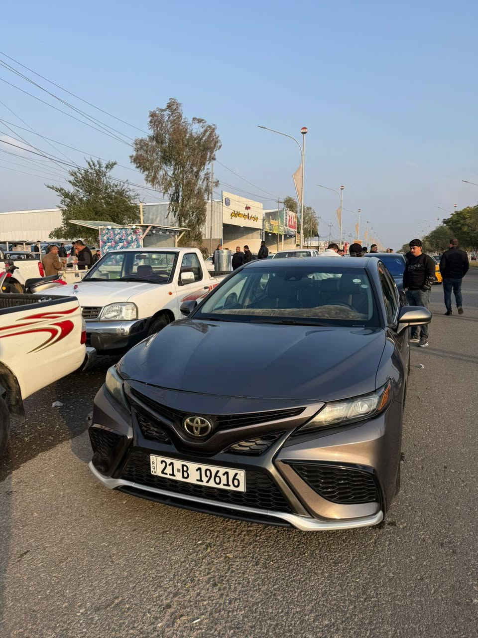 كامري 2021 بسمي سنويا جديد موصفات se كوشنات جلد كوشن سائق كهربائي كلشي جديد بسياره ماشيه 43  حادث جاملخ  وبونيد بلادي  بأمريكا شويا بل شاصي بدون كص وتعديل حيل قليل ايرباك استيرن طاك 
سعر 185 وبي مجال *********** كركوك, العراق
