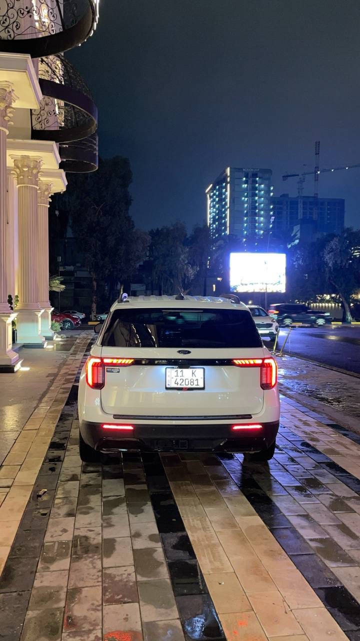 فورد اكسبلور
مواصفات : ST-Lien فول مواصفات عدا البانوراما 
موديل :2025
السياره كلين تايتل 
مرقمه بغداد بأسمي 
السعر :39,600$ وبيه مجال
الرقم : ***********
