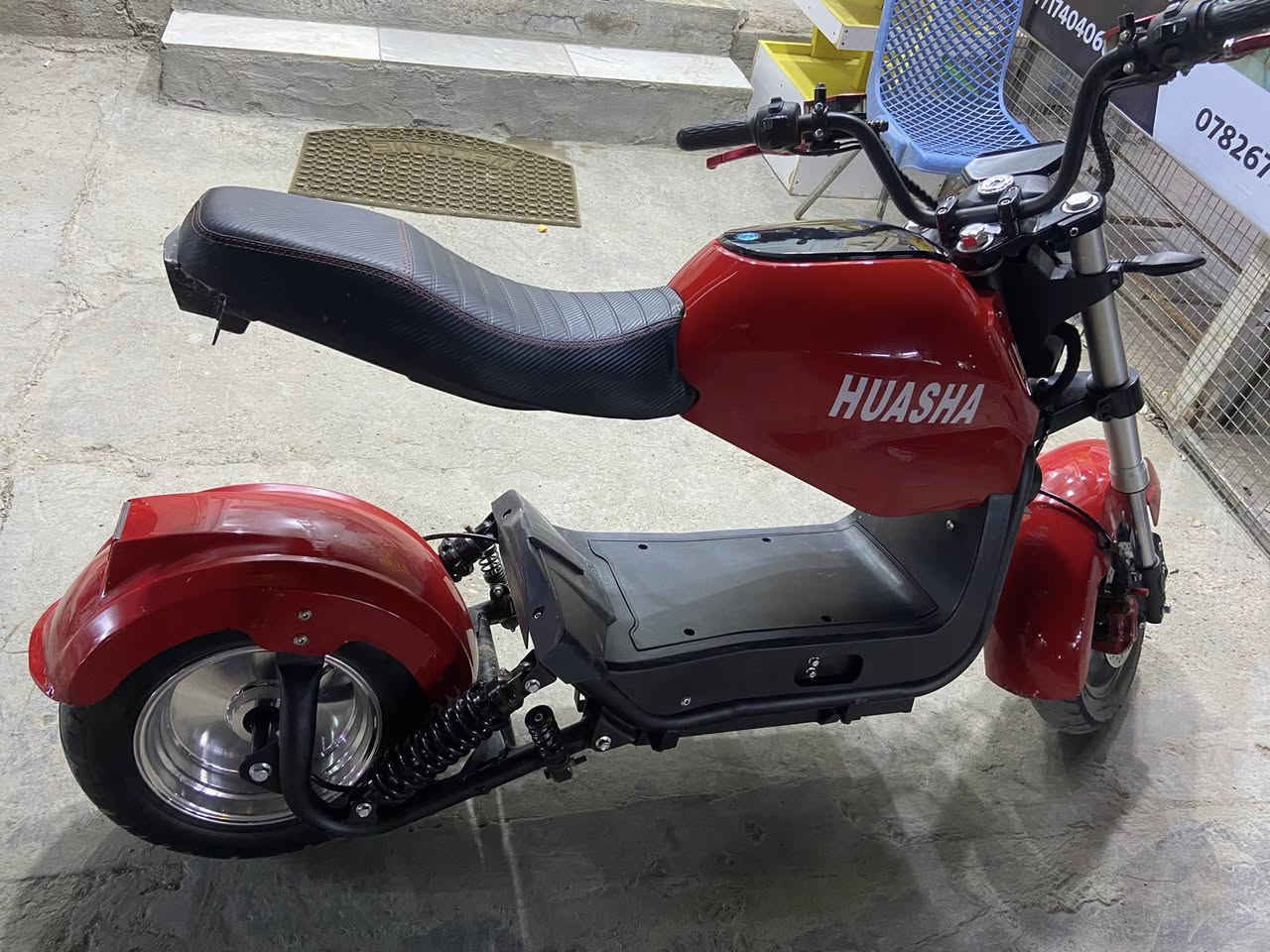 سلام عليكم
دراجة شحن للبيع موديل 25 جديدة 6بطاريات تمشيك 40 كيلو حقيقي سرعة 75 حقيقي تشيل وزن200كيلو 
***********
بغداد صليخ
