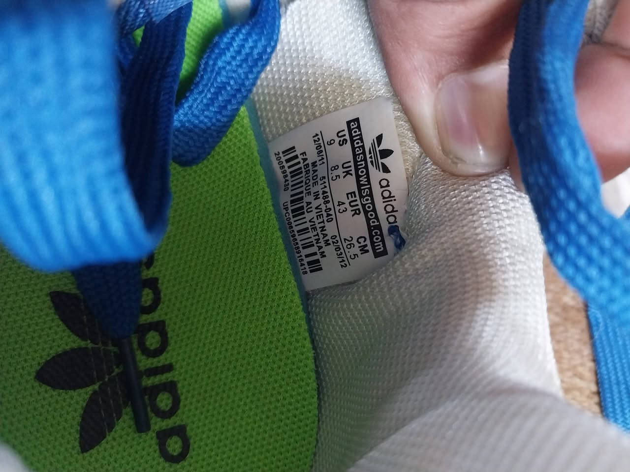 قطعه فيتنامي اديداس شرط اصلي اذا مو اصليه لاتستلم الطلب ولاتدفع دينار  السعر ٢٠ الف  والتوصيل مجاني القياس ٤٣ ع اول تم ملاحضه تصفيه محل الله شاهد


**إذا كنت صاحب هذا الإعلان وتريد حذفه لأي سبب، رجاءا أرسل رسالة إلى الدعم الفني**